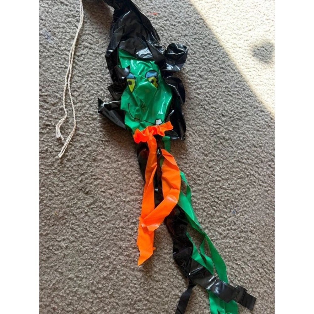 Wicked Witch Inflatable Wind Sock Halloween Decor
